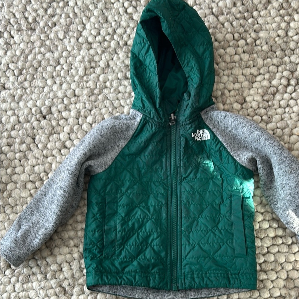 The North Face Green and Gray Jacket